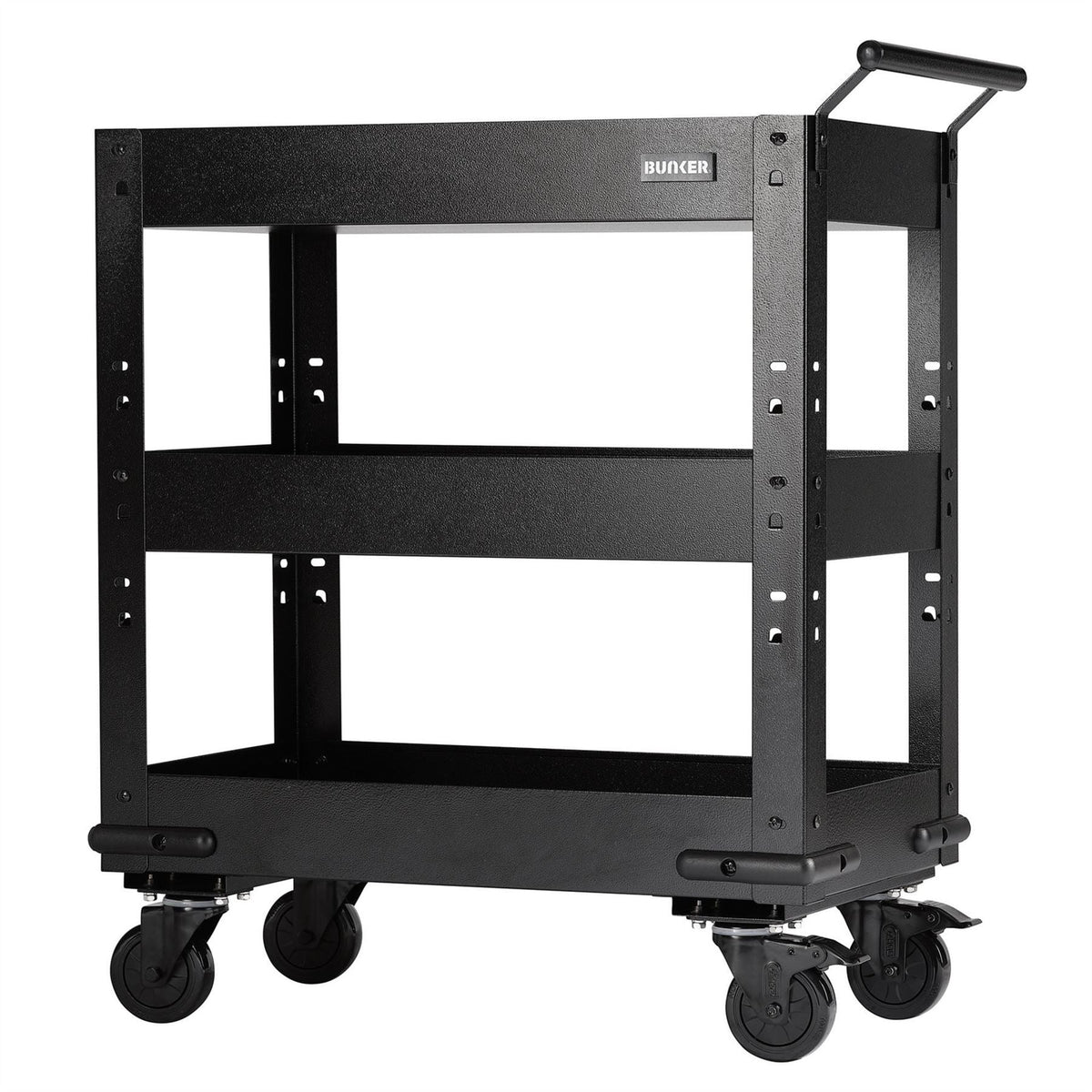 BUNKER 3 Tier Trolley with Pull Handle 714mm 23643  White Rose Tools