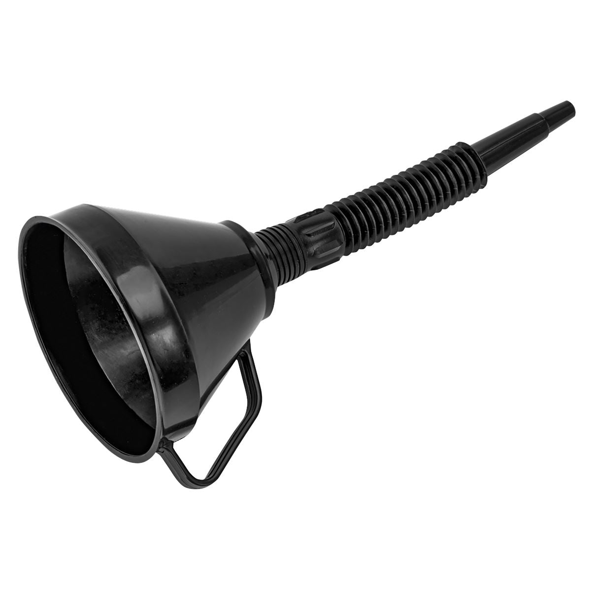 Sealey Funnel with Flexible Spout & Filter Ø160mm