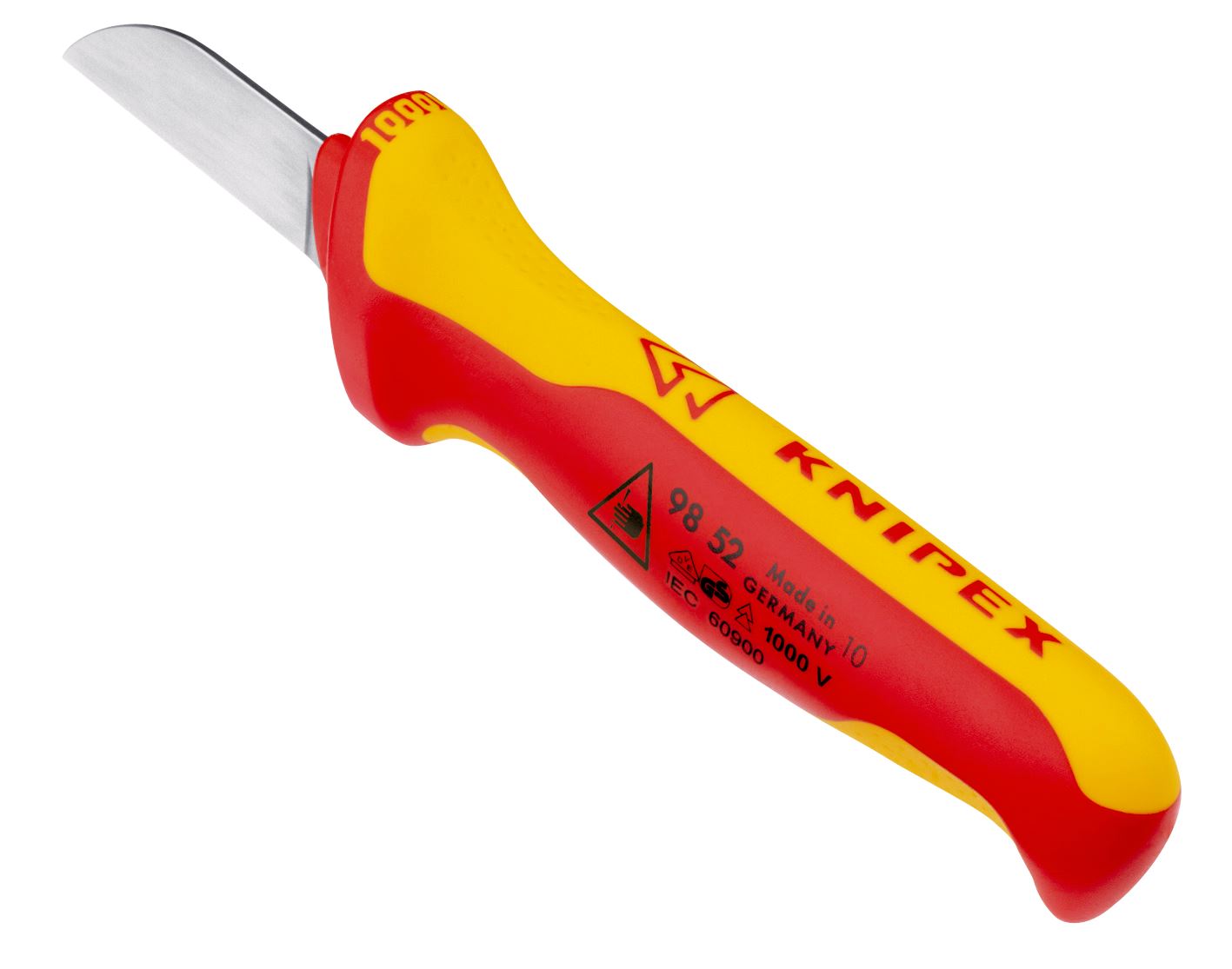 KNIPEX Cable Knife VDE Insulated Multi Component Handle 50mm Blade Length 98 52 SB