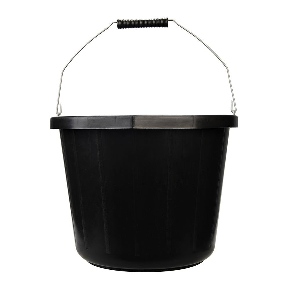 Silverline Heavy Duty Builders Bucket Black 15Ltr 999406