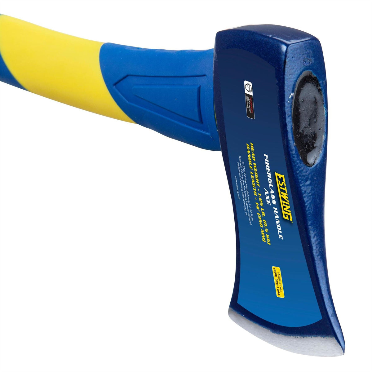 Estwing EAX-114F Axe with Fibreglass Shaft 0.5kg/1.25lb 31621  White Rose Tools