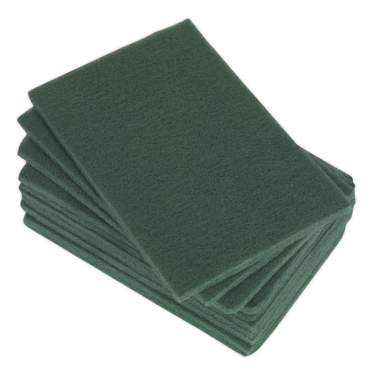 Sealey 10 Pack Abrasive Finishing Pad 150mm x 230mm Fine