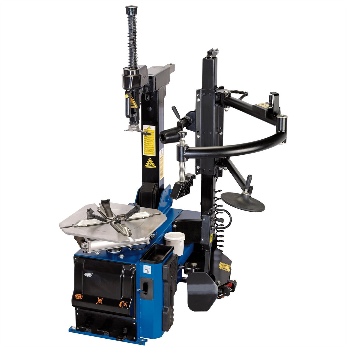 Draper Expert Semi Automatic Tyre Changer with Assist Arm 78612  White Rose Tools
