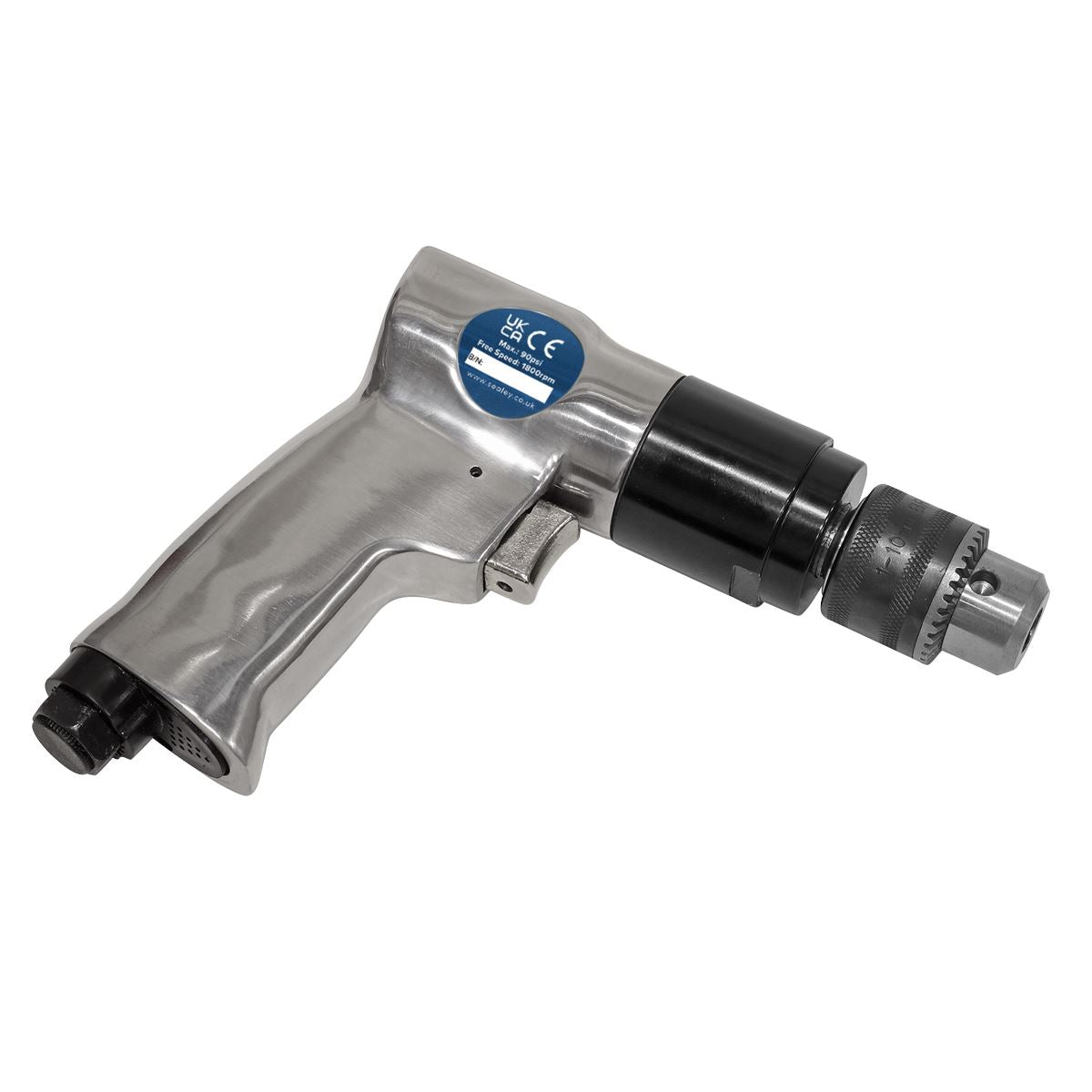 Sealey Air Drill Ø10mm 1800rpm Reversible