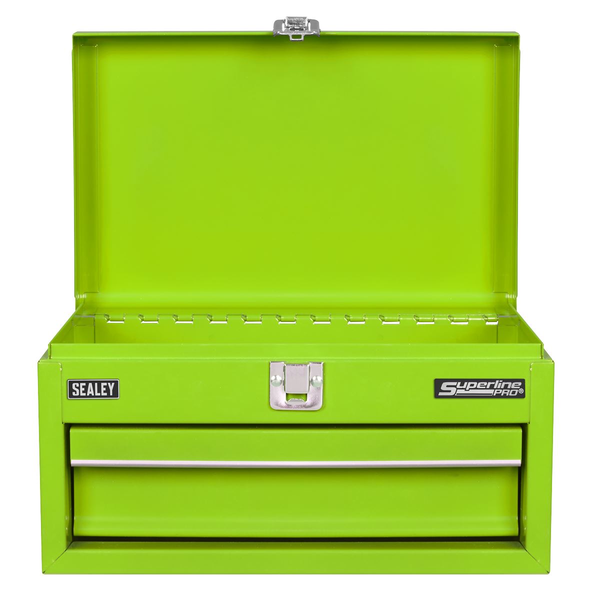 Sealey Superline Pro 1 Drawer Mini Toolbox Green  White Rose Tools