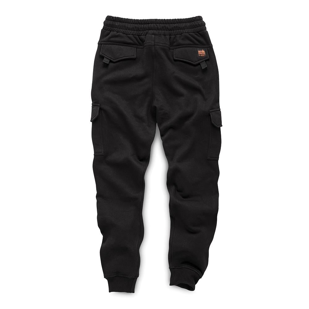 Scruffs Slim Fit Jogger Black with Cargo Pockets - Choose Size 