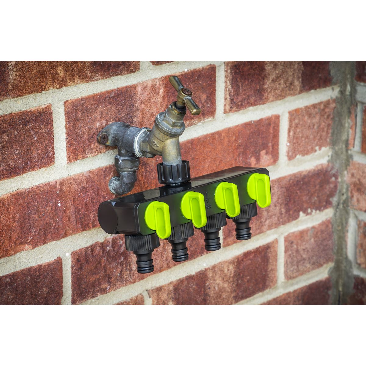 Sealey 4-Way Garden Water Distributor  White Rose Tools
