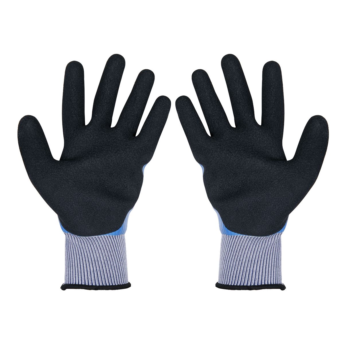 Worksafe by Sealey Waterproof Latex Gloves Large – Pair