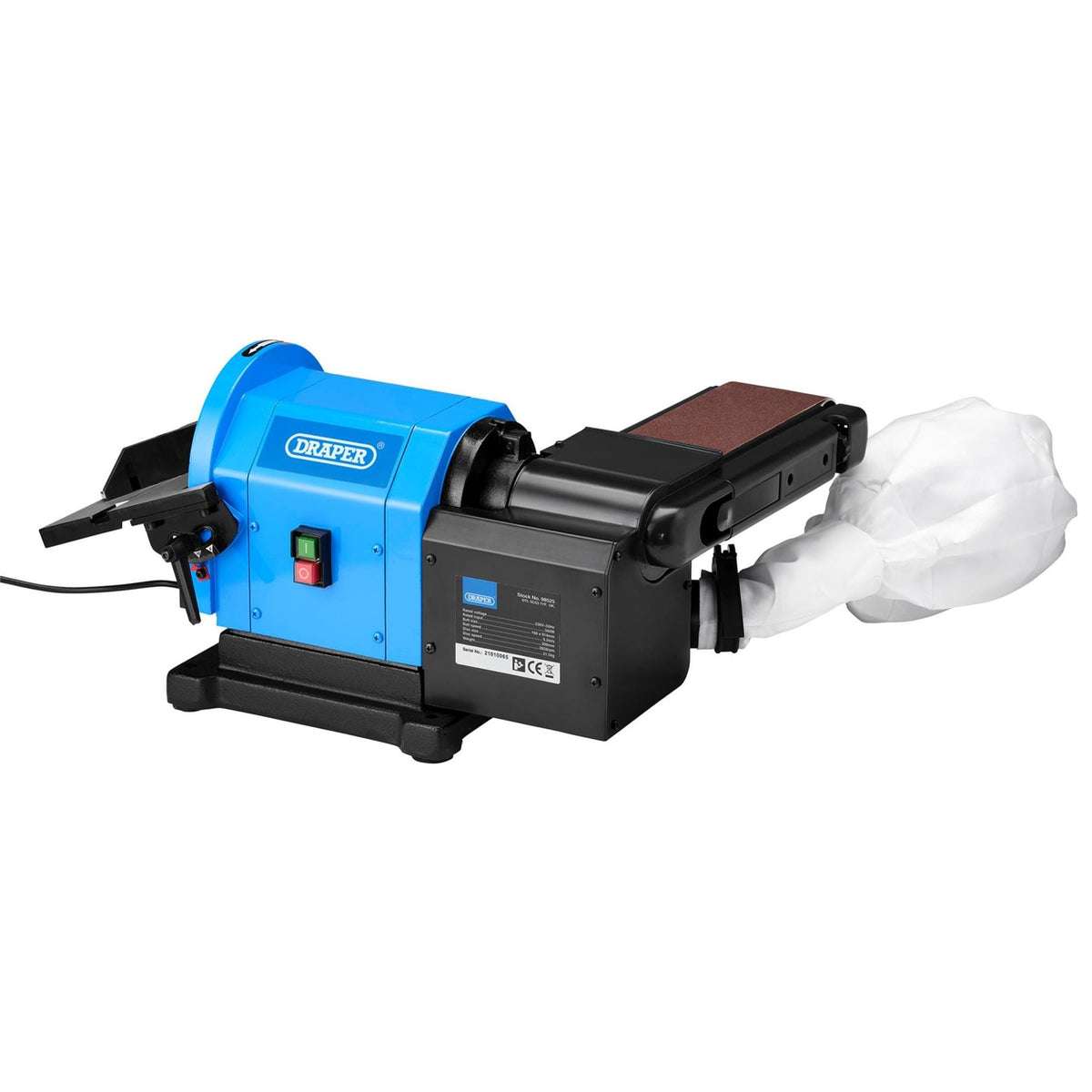 Draper 230V Disc Sander 500W 200mm 98525  White Rose Tools