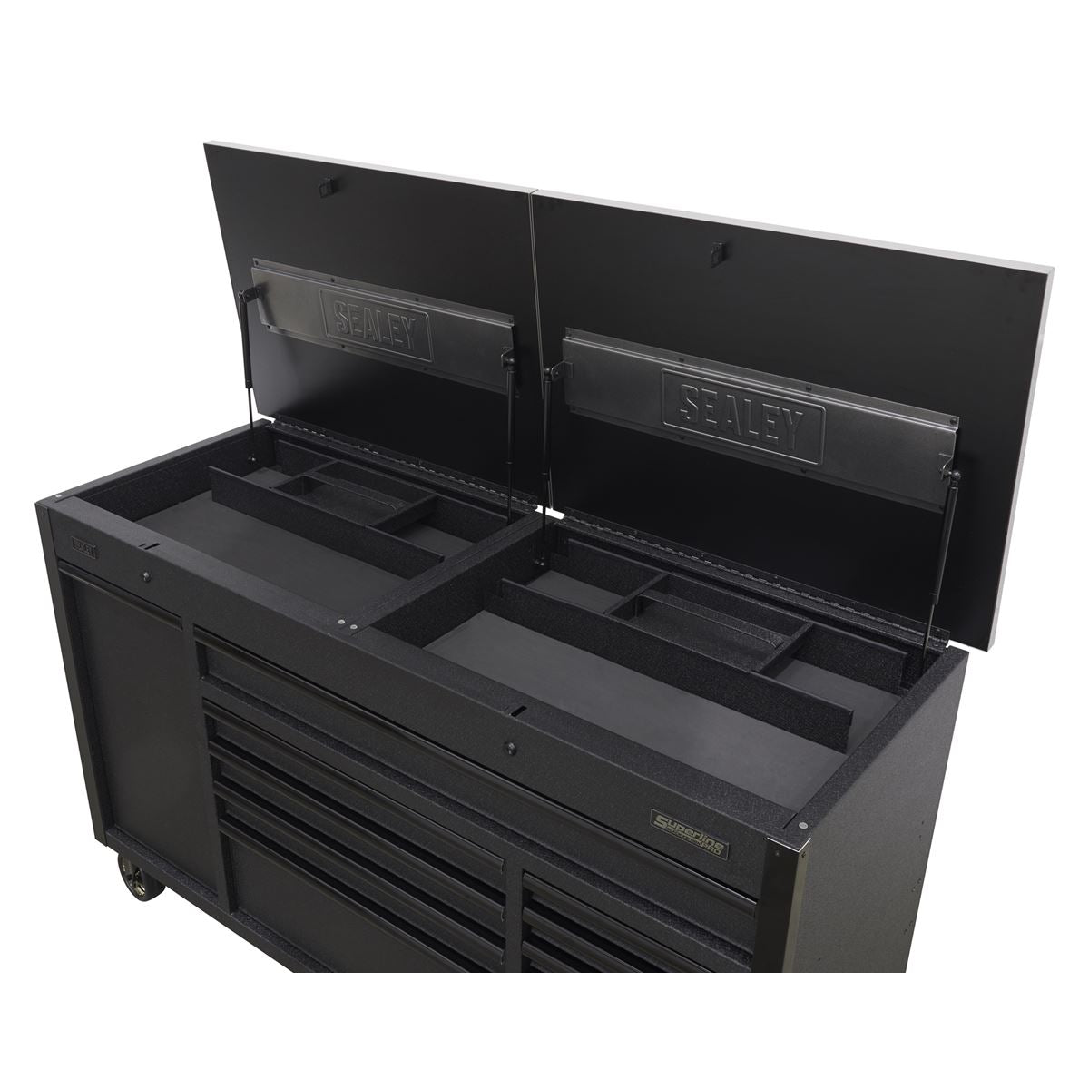 Sealey Superline Pro Mobile Tool Cabinet 1600mm with Power Tool Charging Drawer 