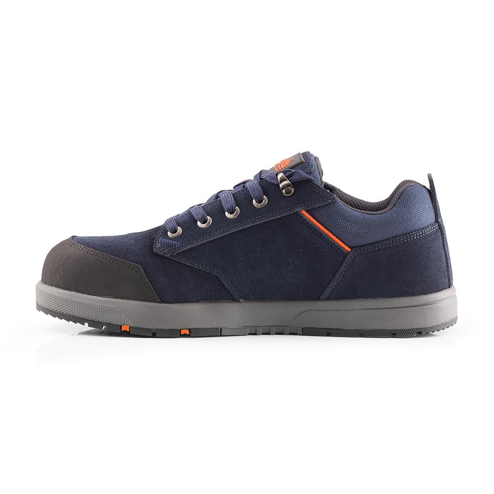 Scruffs Halo 3 Safety Trainers Navy - Choose Size