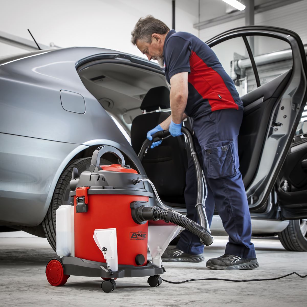 Sealey Valeting Machine Wet & Dry with Accessories 20L 1250W/230V 