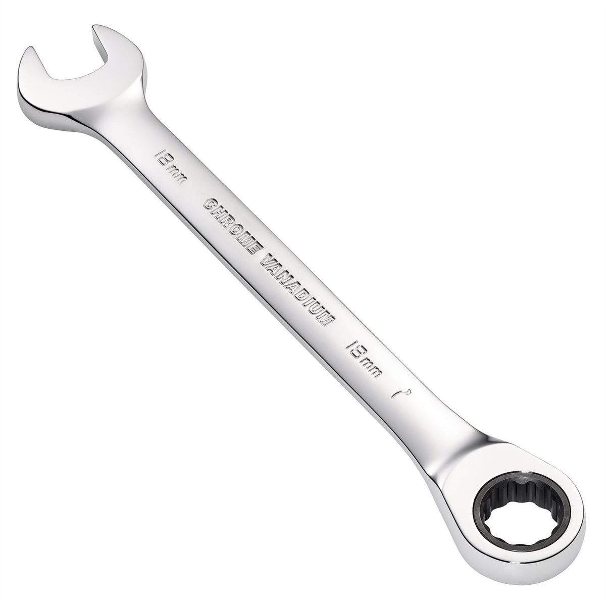 Draper Metric Ratcheting Combination Spanner 18mm 31015  White Rose Tools