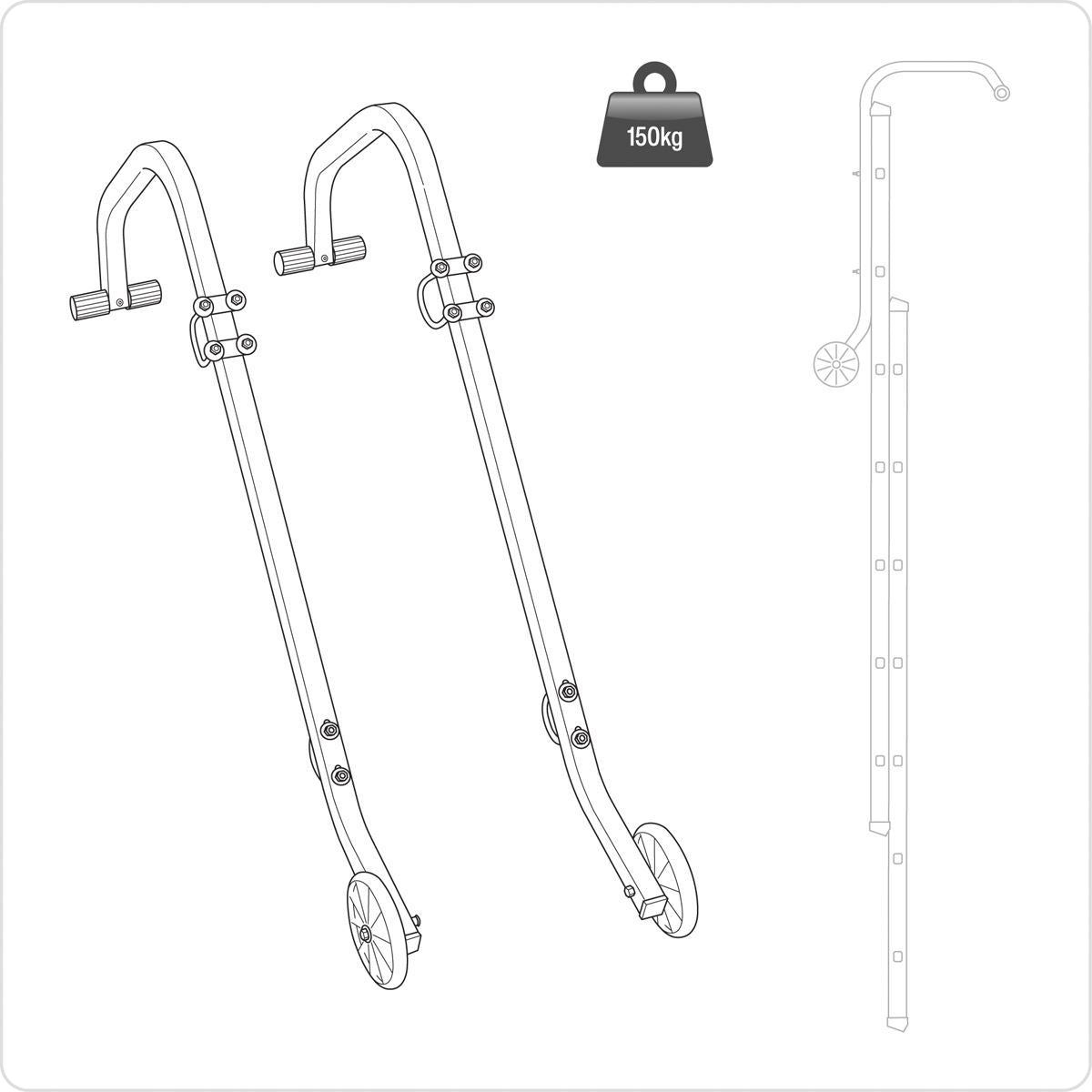 Sealey Ladder Roof Hooks 