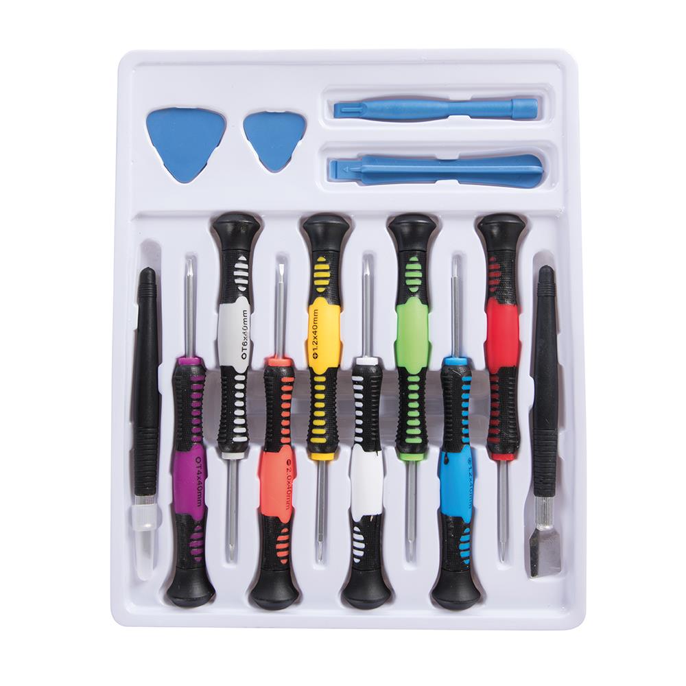 Silverline 16 Piece Precision Phone Repair Kit Screen Tablet Laptop Pentalobe