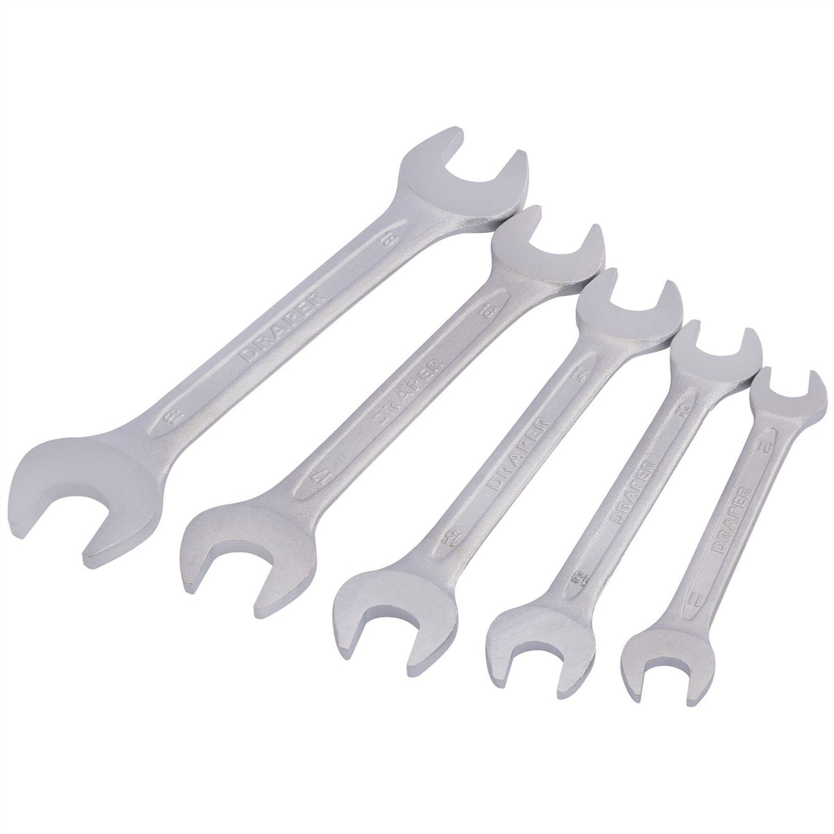 Draper Metric Open End Spanner Set (5 Piece) 30768  White Rose Tools