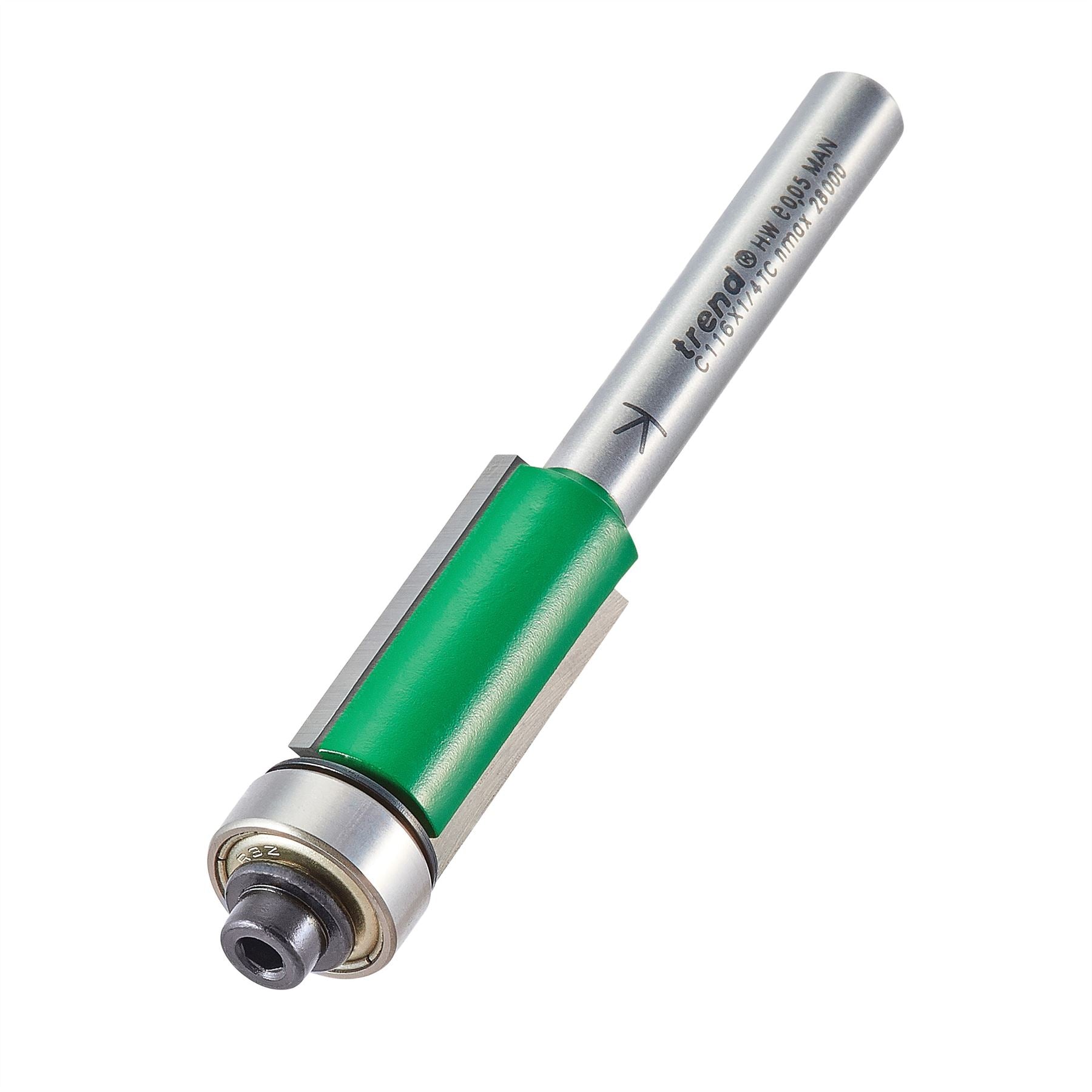 Trend Self Guided Trimmer 12.7mm Diameter  C116X1/4TC 