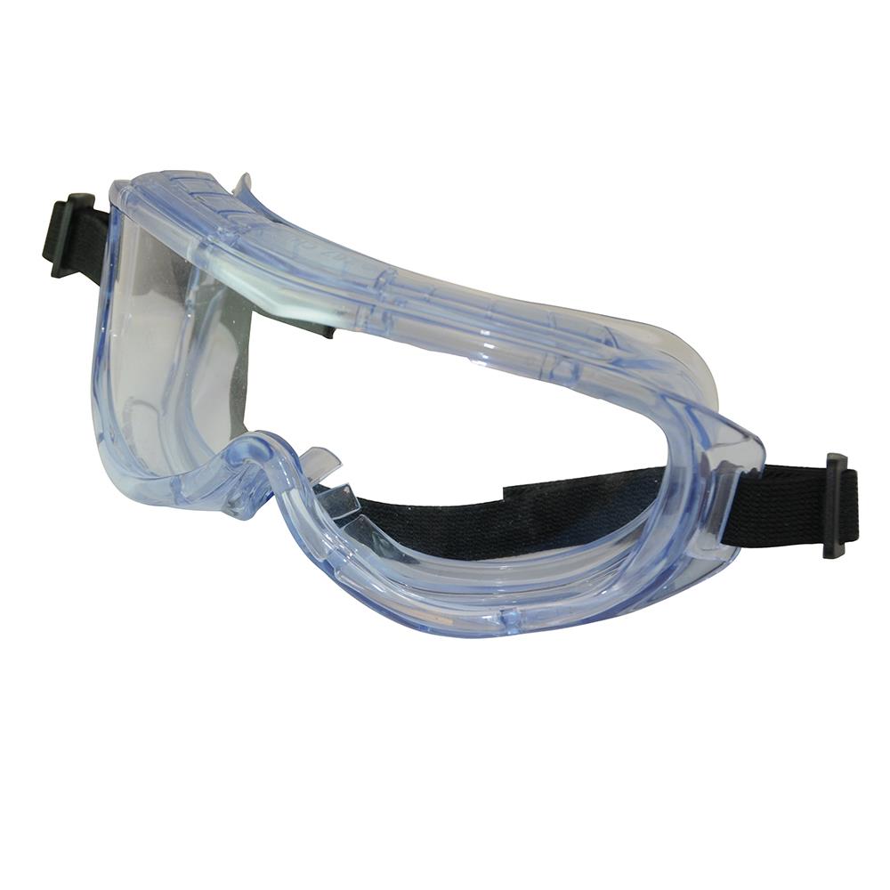 Silverline Panoramic Safety Goggles Clear Lens Adjustable Glasses