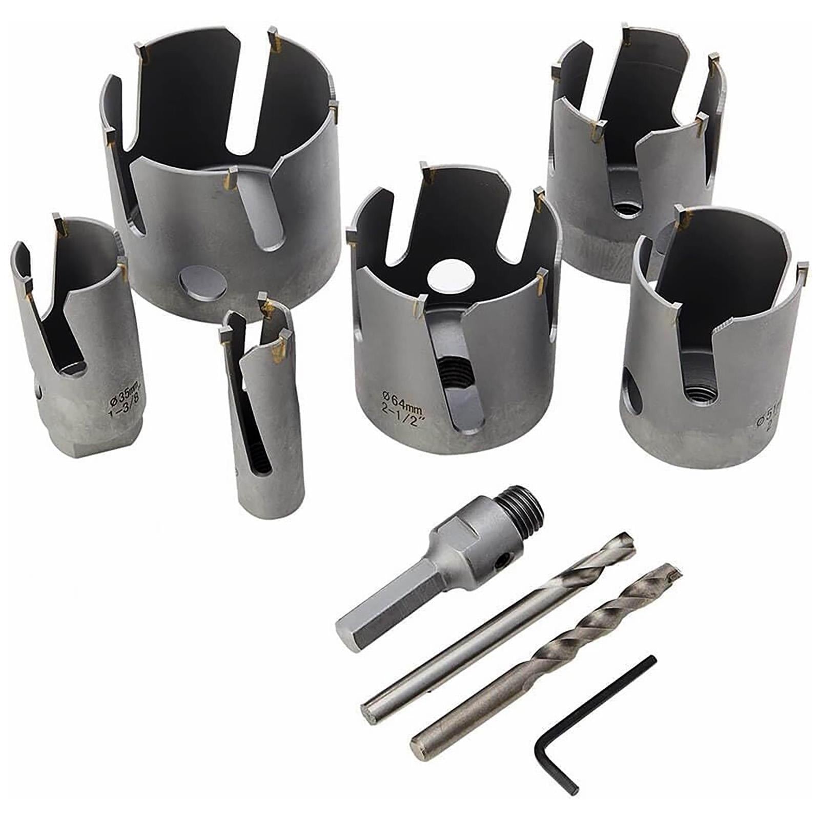 Concrete hole saw set online