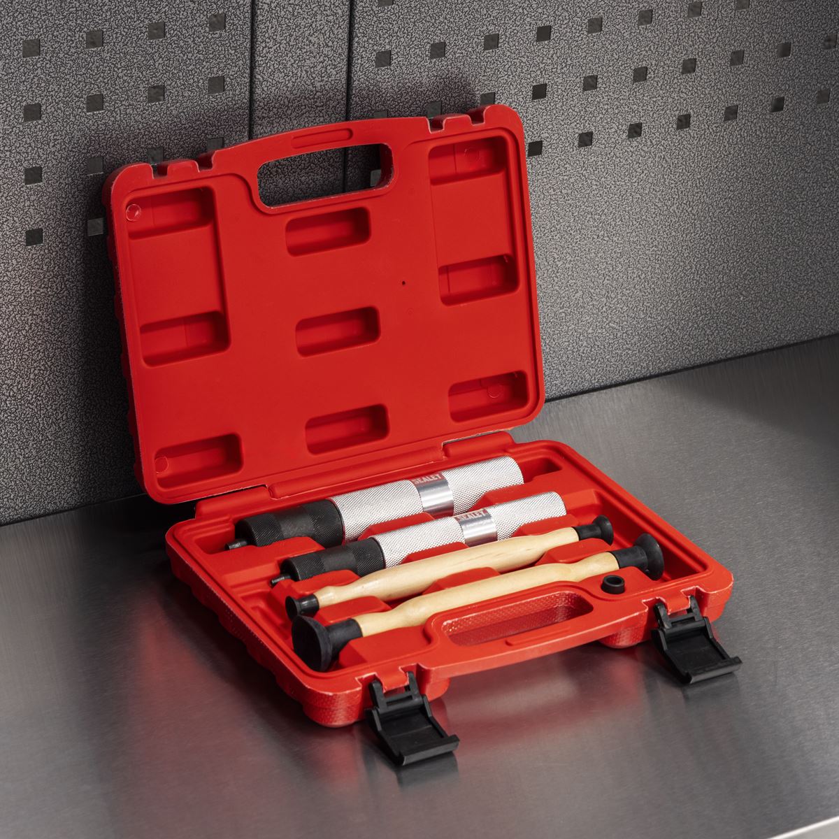 Sealey Valve Collet Remover/Installer Lapping Set 5pc  White Rose Tools