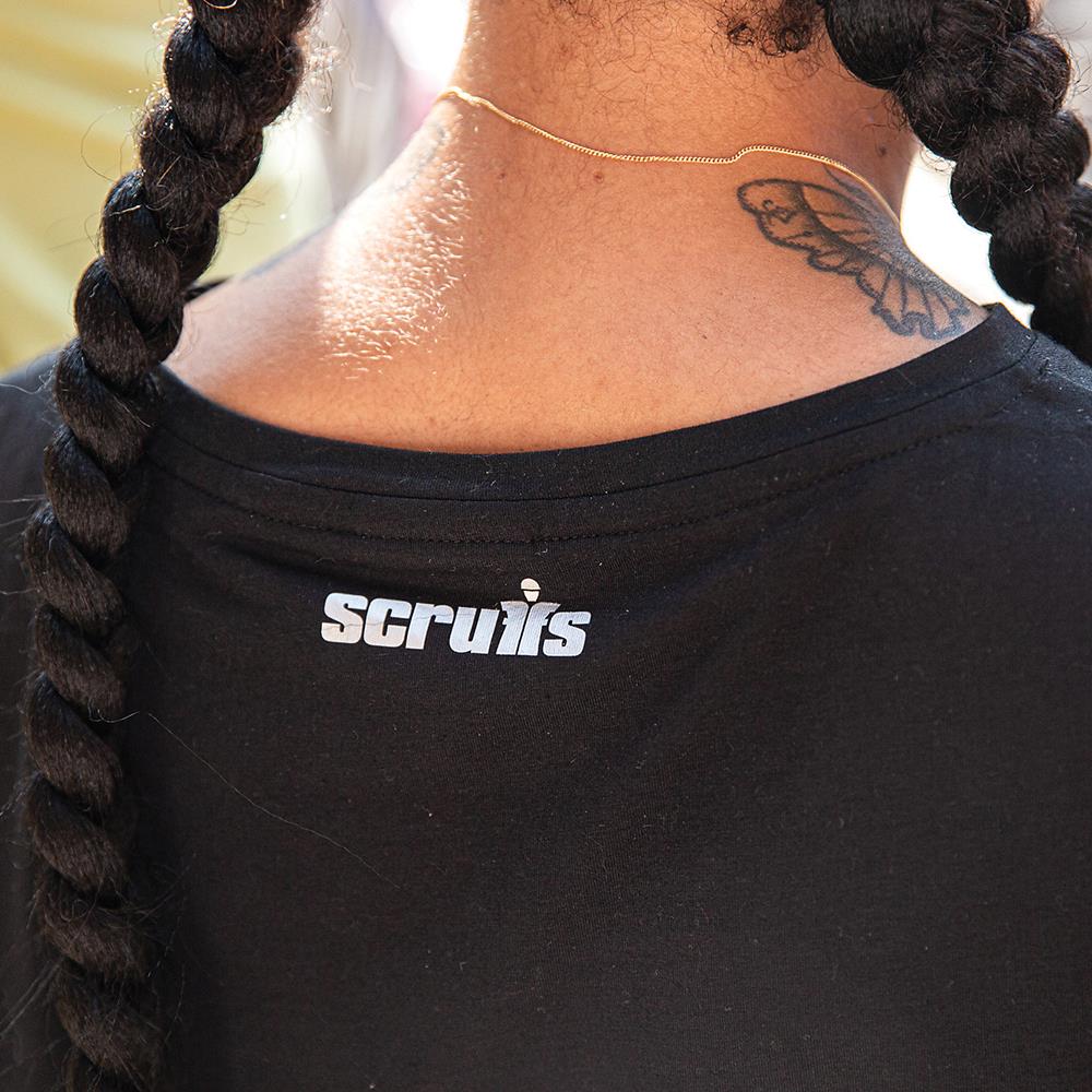 Scruffs Women's Trade T-Shirt Black - Choose Size