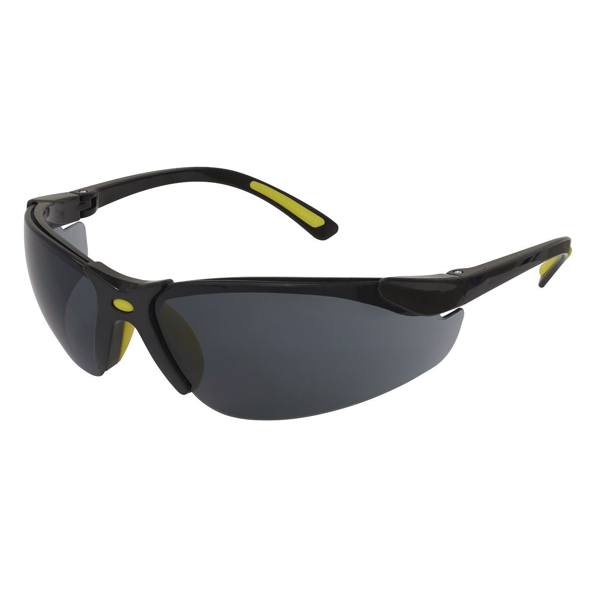 Worksafe by Sealey Zante Style Smoke Lens Safety Glasses with Flexi Arms