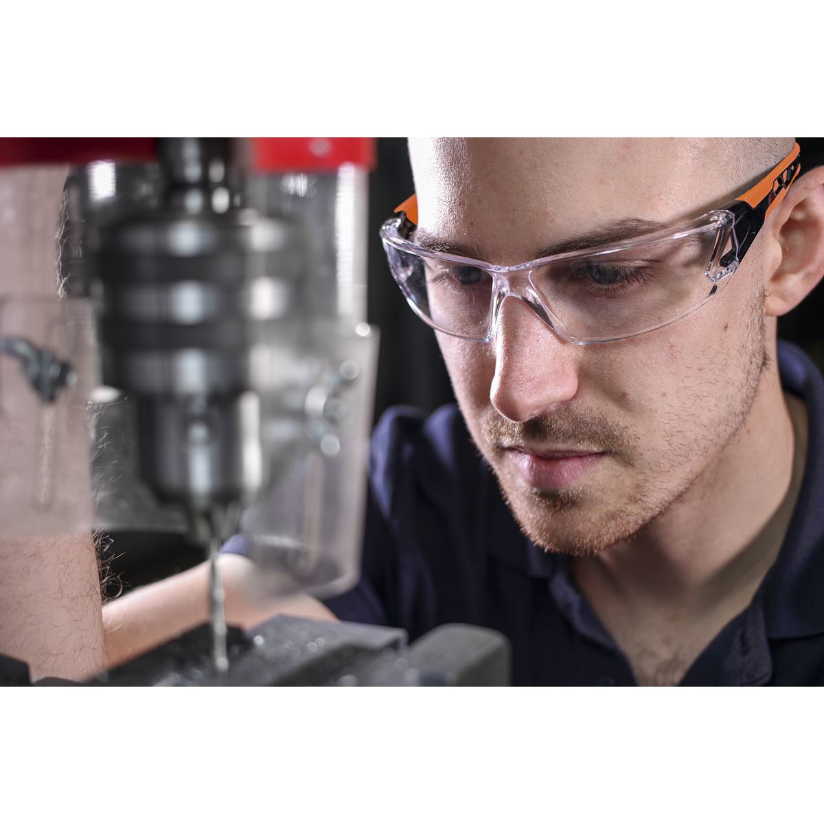 Worksafe by Sealey Safety Spectacles - Clear Lens 