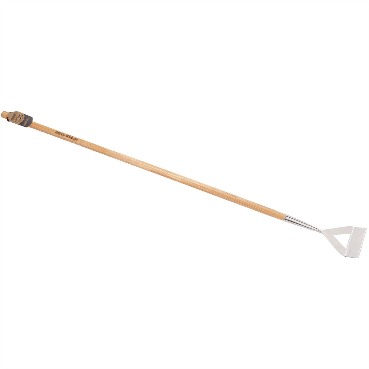 Draper Heritage Stainless Steel Dutch Hoe with Ash Handle 99019  White Rose Tools