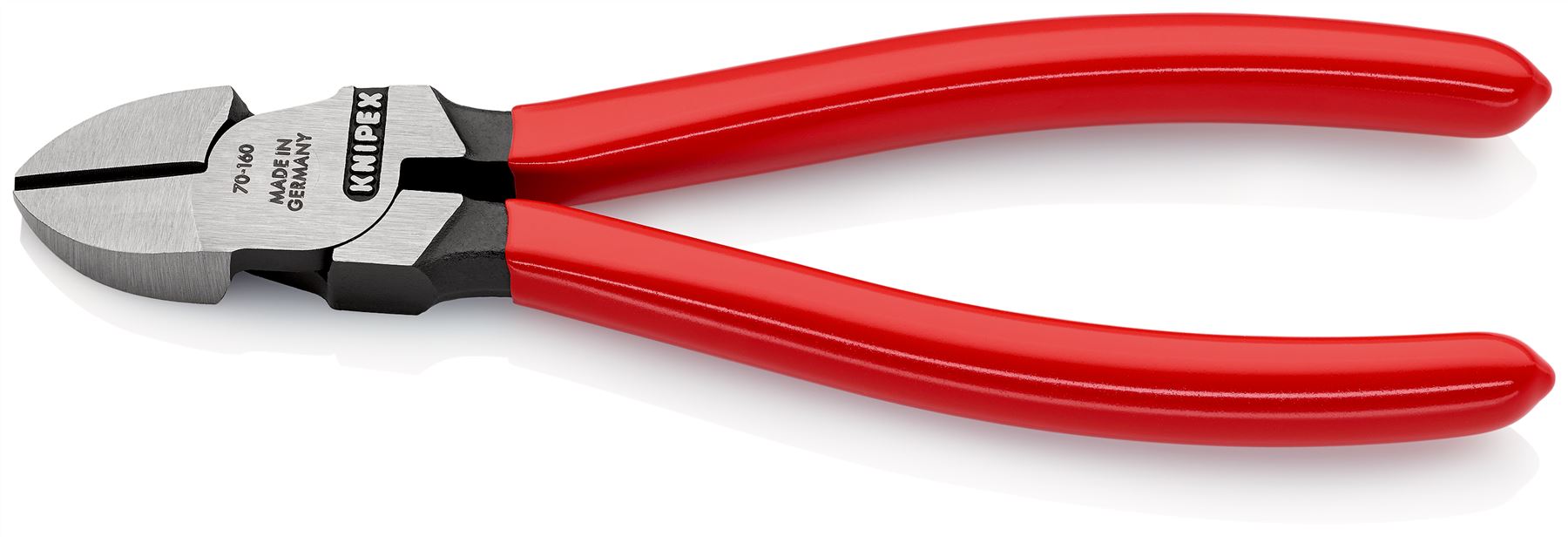 KNIPEX Diagonal Cutting Pliers Side Cutters 160mm Plastic Coated 70 01 160 SB