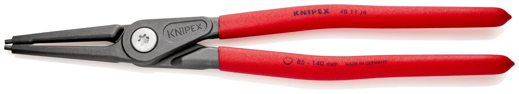 KNIPEX Precision Circlip Pliers for Internal Circlips in Bore Holes 320mm 3.2mm Diameter Tips 40 11 J4