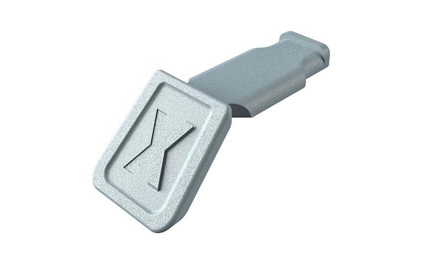 KNIPEX ColorCode Clips Squirrel Grey Colour 10 Pack KNIPEXtend for KNIPEX Comfort Handles (RAL Code 7000) 00 61 10 CS