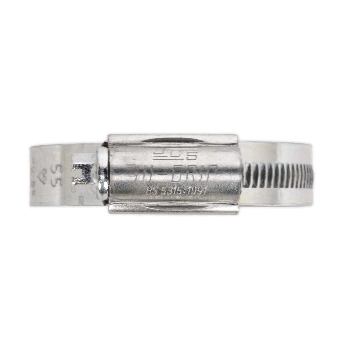 Sealey 10 Pack Hi-Grip Hose Clips (130-160mm x 12mm)