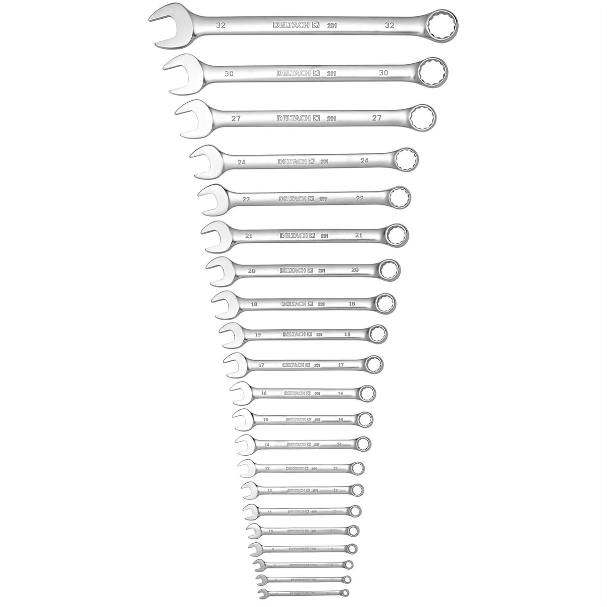 Bunker Open End Spanner Set in EVA Foam Inlay (21 Piece) 29450  White Rose Tools