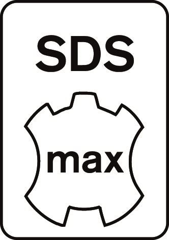 Bosch Hammer Drill Bit SDS Max 4 Cutter Head Concrete Masonry 22 x 520mm (WL:400mm)