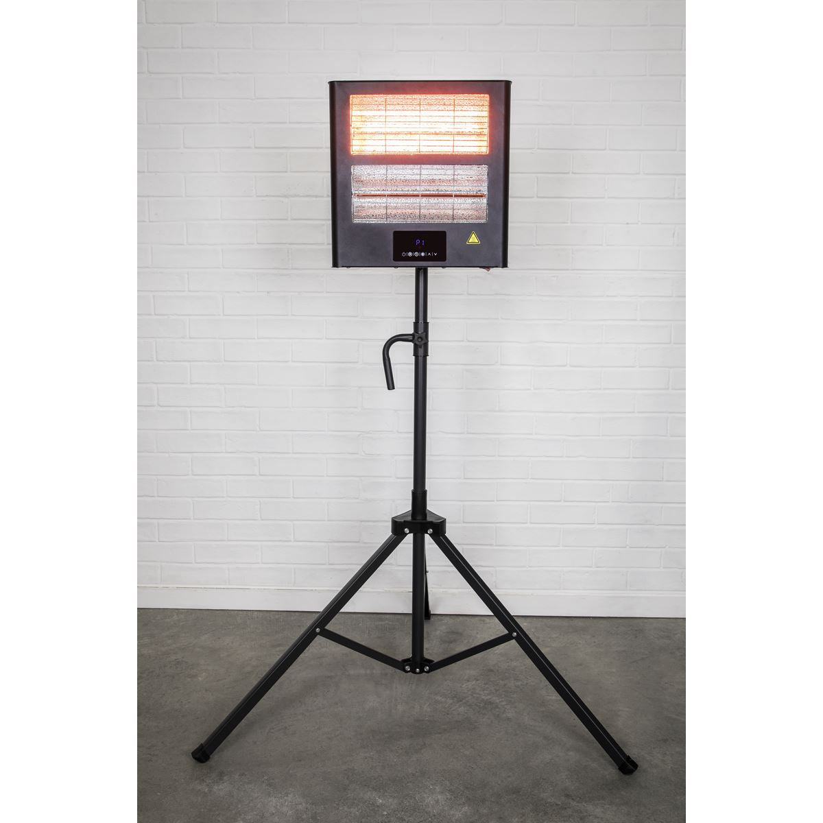 Sealey Infrared Quartz Heater with Tripod Stand 230V 1.4/2.8kW