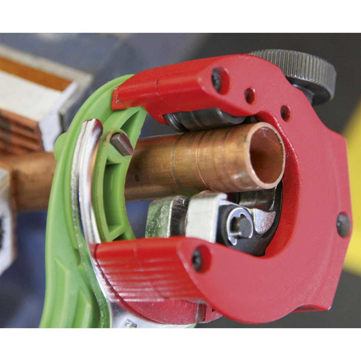 Sealey Premier Ratcheting Pipe Cutter 2-in-1 Ø6-28mm 