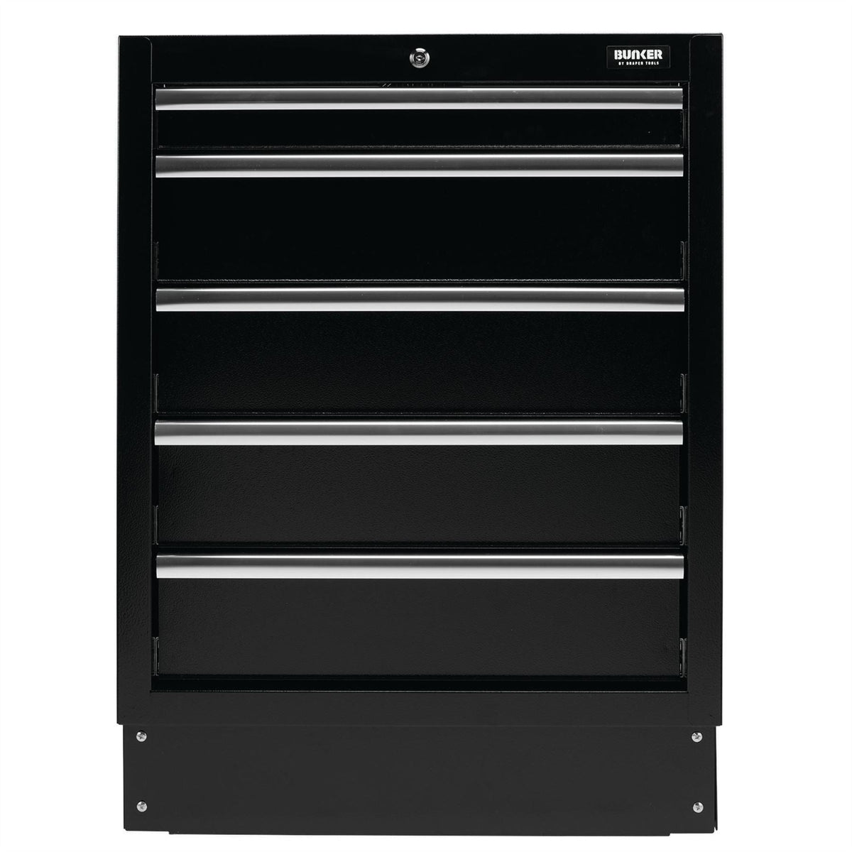 BUNKER Modular Floor Cabinet 5 Drawer 680mm 31387  White Rose Tools