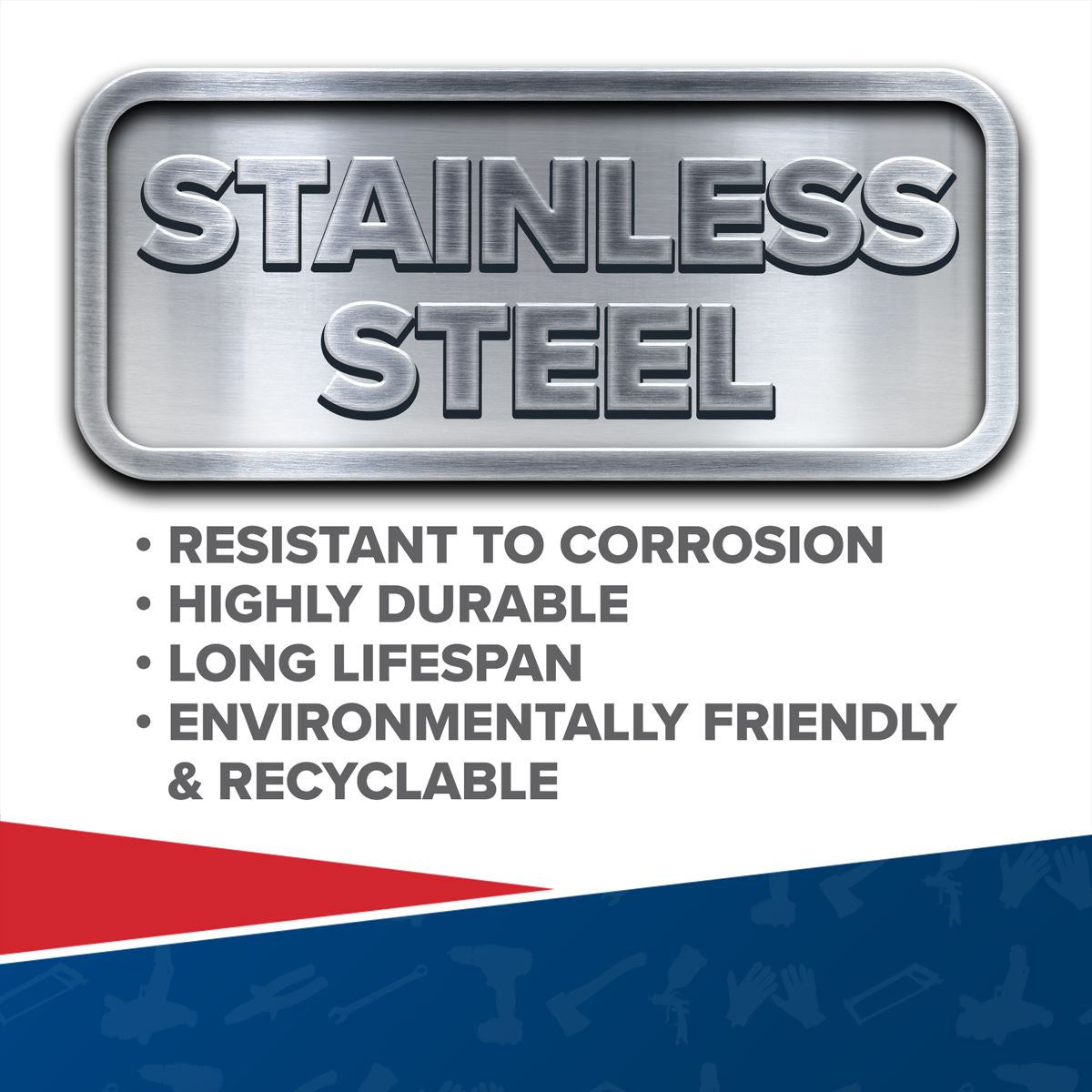Sealey Hose Clip Stainless Steel Ø10-16mm Pack of 10