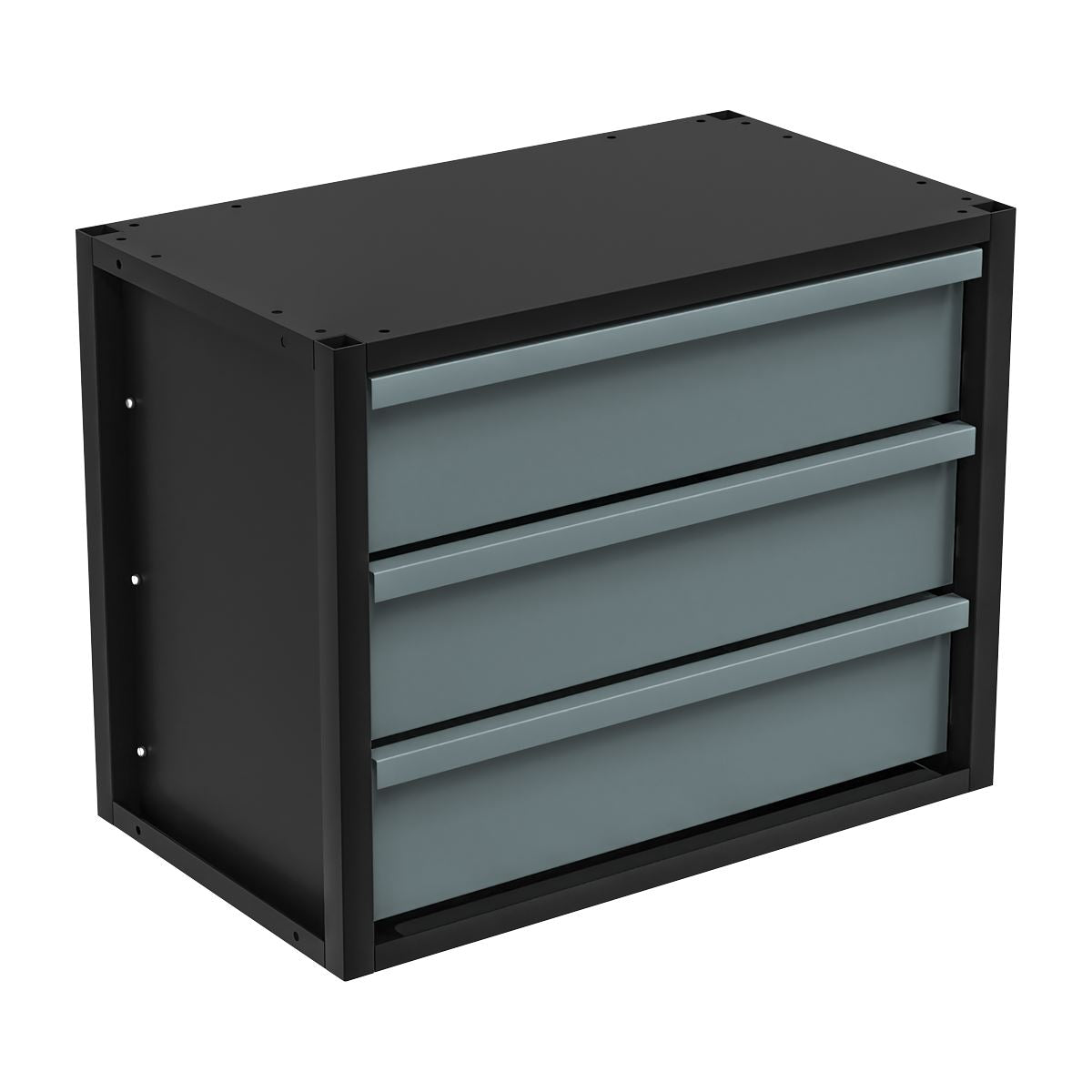 Sealey Modular Racking Mid Unit 3 Drawers 580mm  White Rose Tools