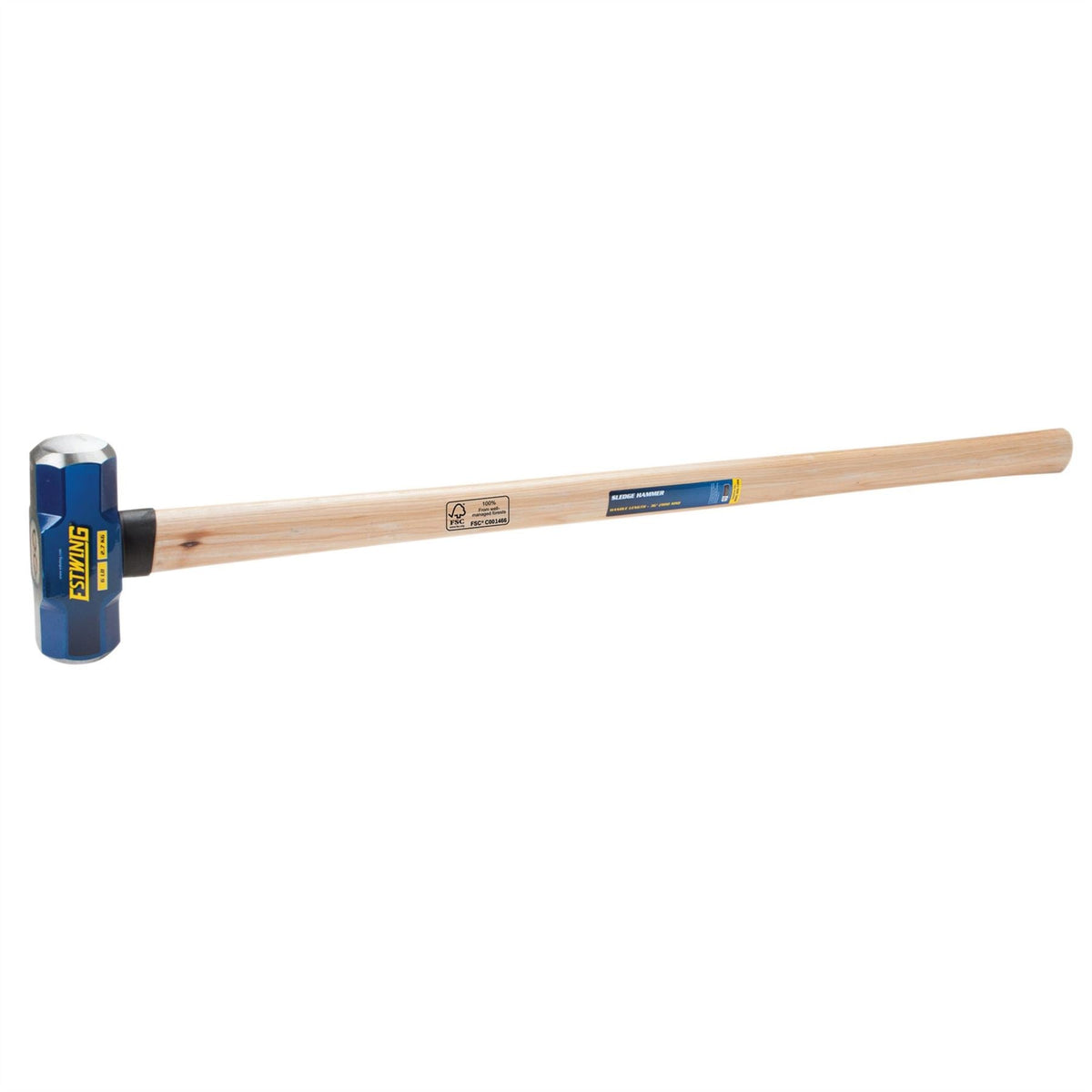 Estwing ESH-636W Hickory Shaft Sledge Hammer 2.7kg/6lb 31302  White Rose Tools