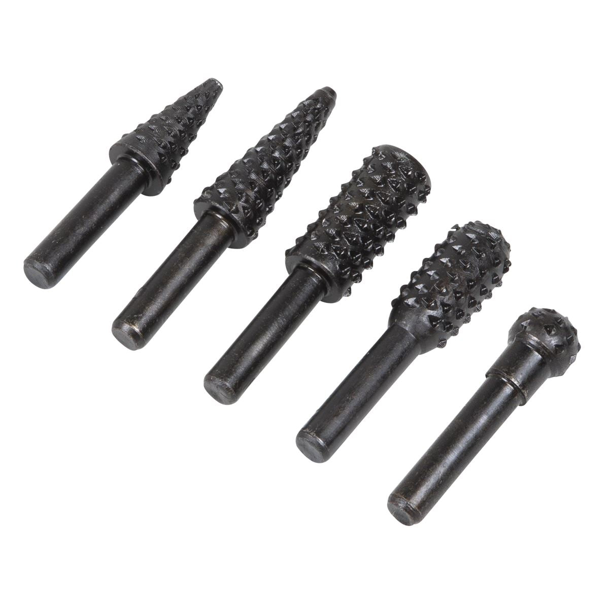 Sealey Rotary Burr Rasp Drill Bit Set 5pc