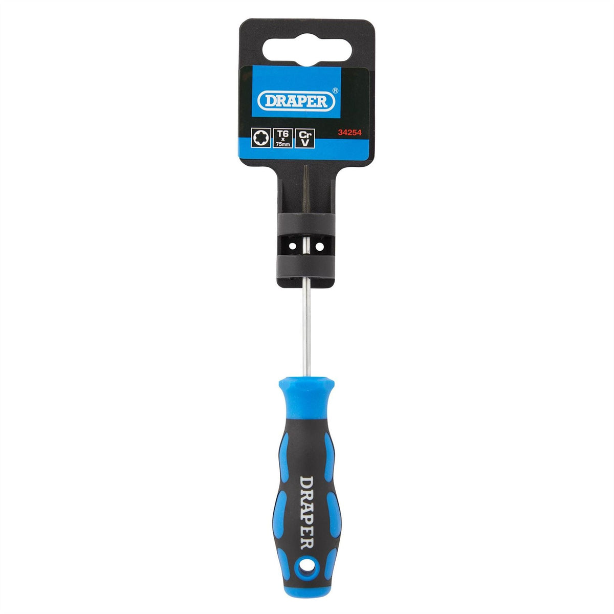 Draper TX-STAR® Soft Grip Screwdriver T6 34254  White Rose Tools