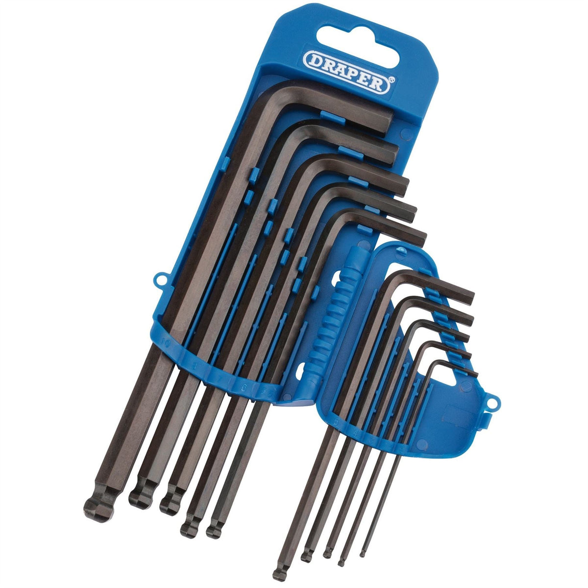 Draper Metric Hexagon and Ball End Hexagon Key Set (10 Piece) 33694  White Rose Tools