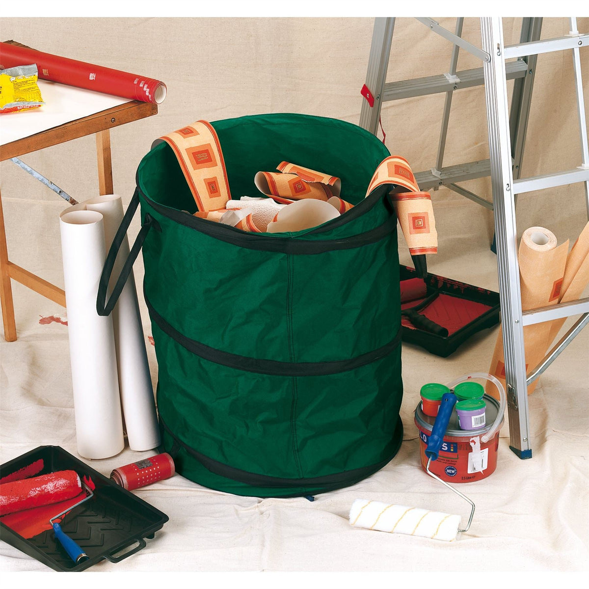 Draper General Purpose Pop up Tidy Bag 175L 34041  White Rose Tools