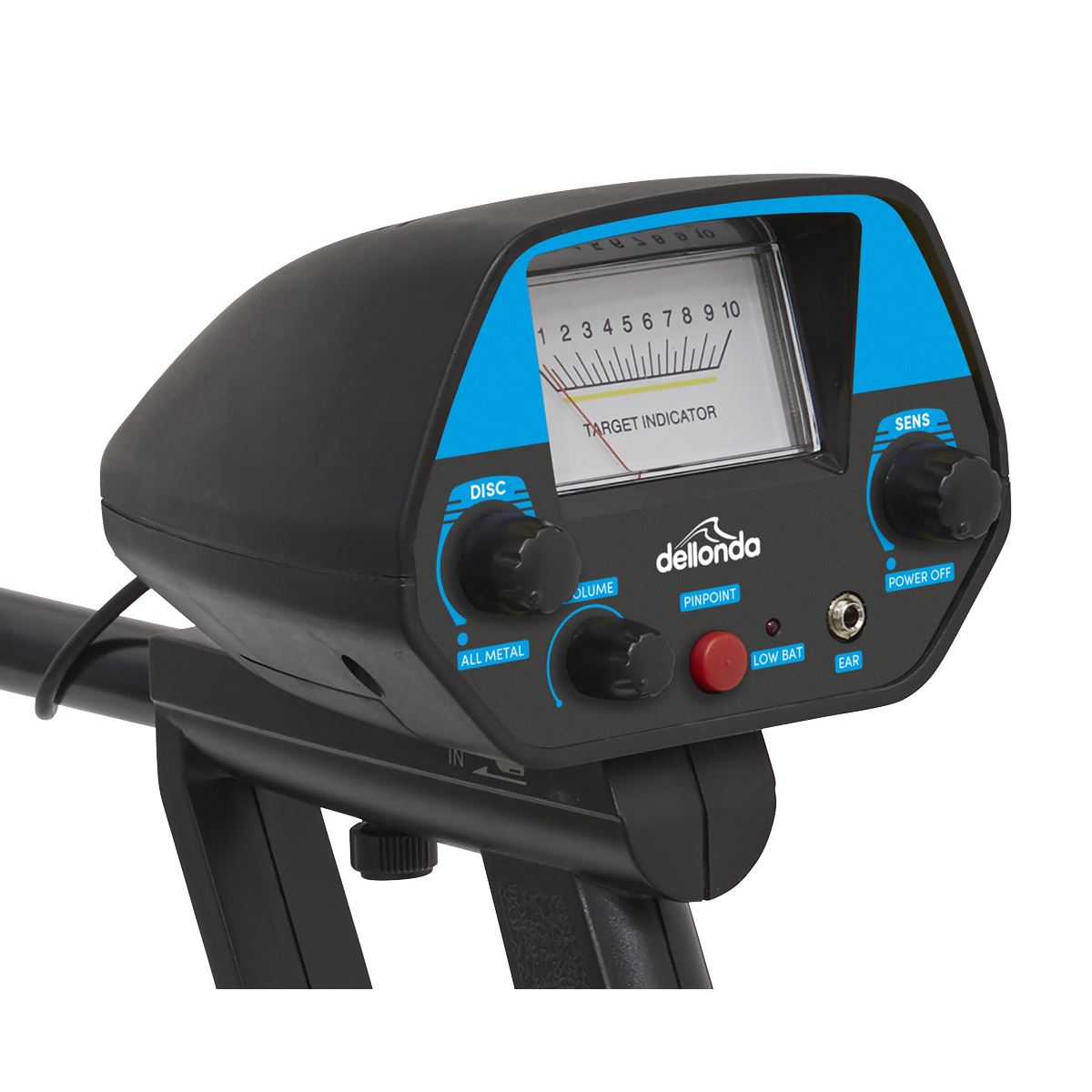 Dellonda Adults Metal Detector with High Accuracy Pinpoint Function