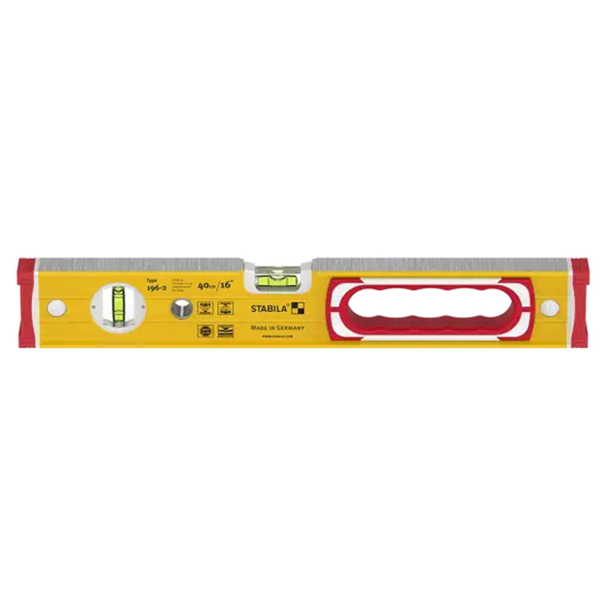 STABILA Type 196-2 Spirit Level - Choose Size  White Rose Tools