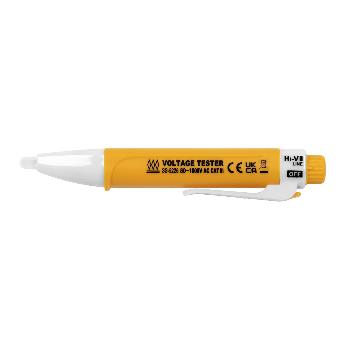 Sealey Non Contact Voltage Tester 80-1000v Electrical Pen Detector Audible Indication