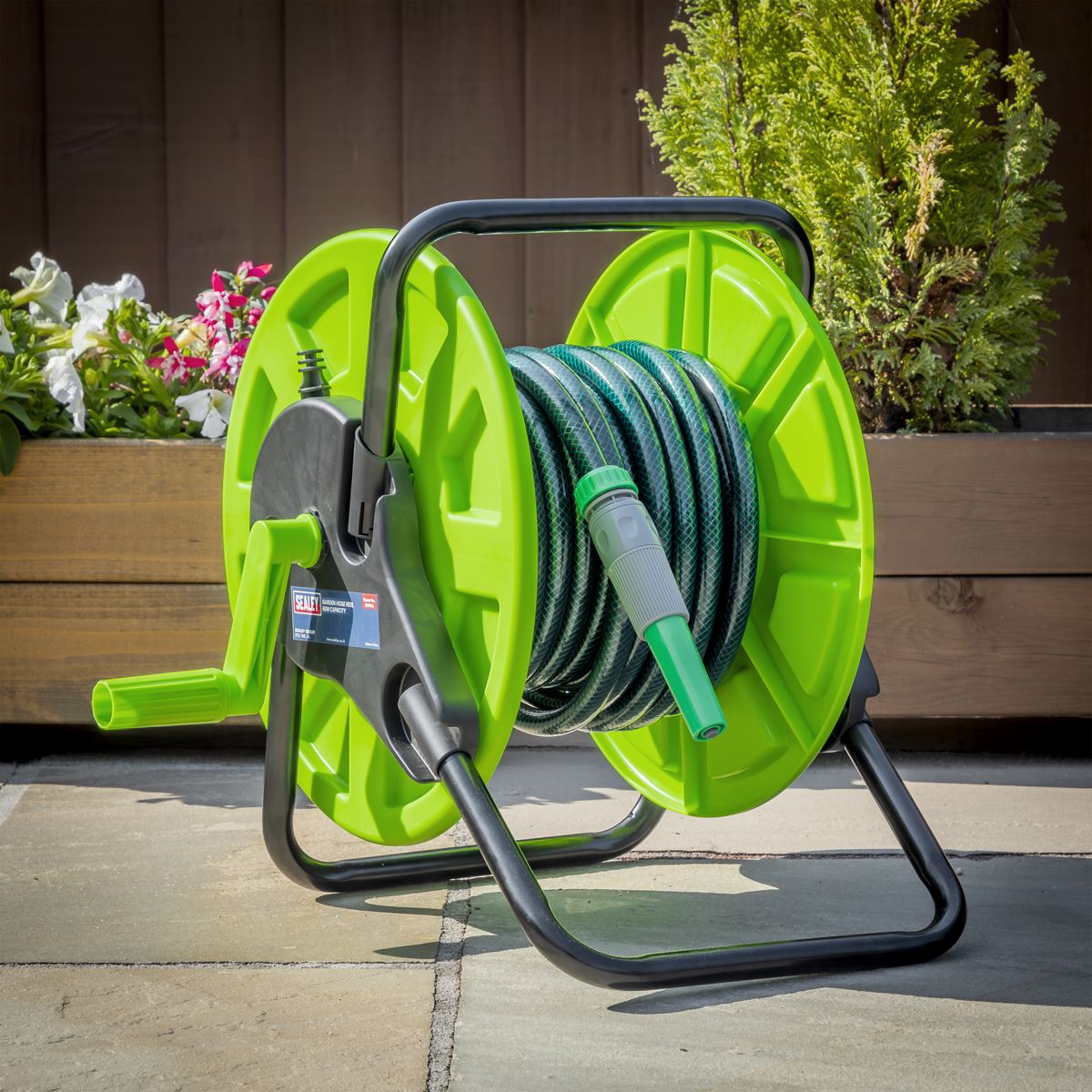 Sealey Garden Hose Reel 60m Capacity 