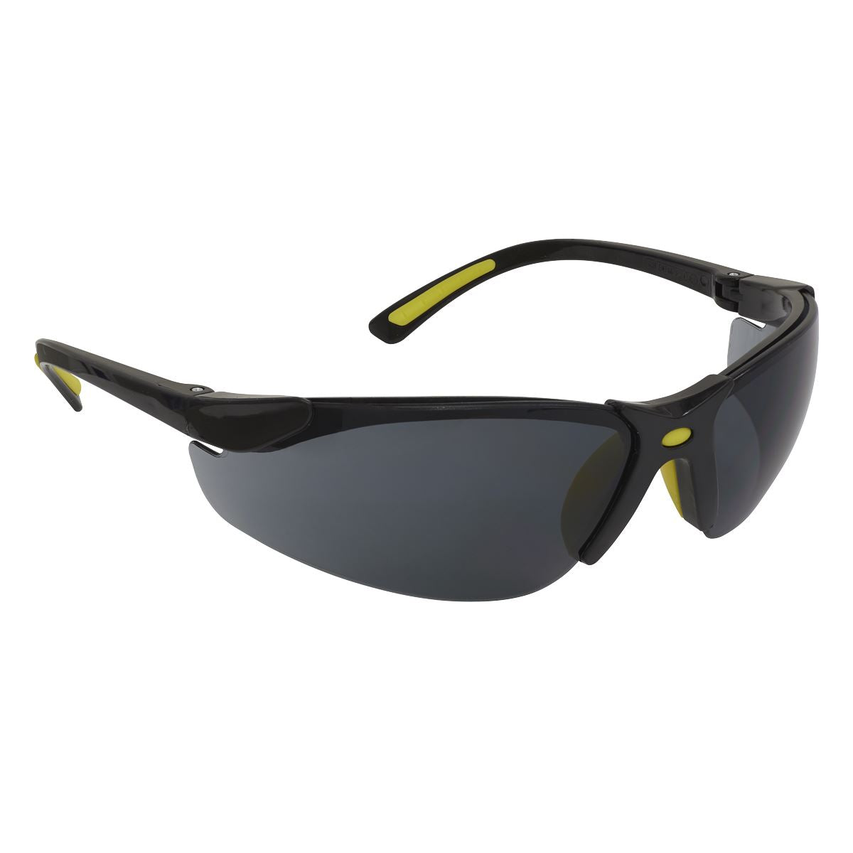 Worksafe by Sealey Zante Style Smoke Lens Safety Glasses with Flexi Arms