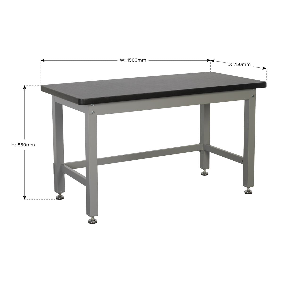 Sealey Premier Industrial Workbench Steel Industrial 1.5m